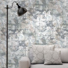 PAPEL PINTADO Hippy Azul