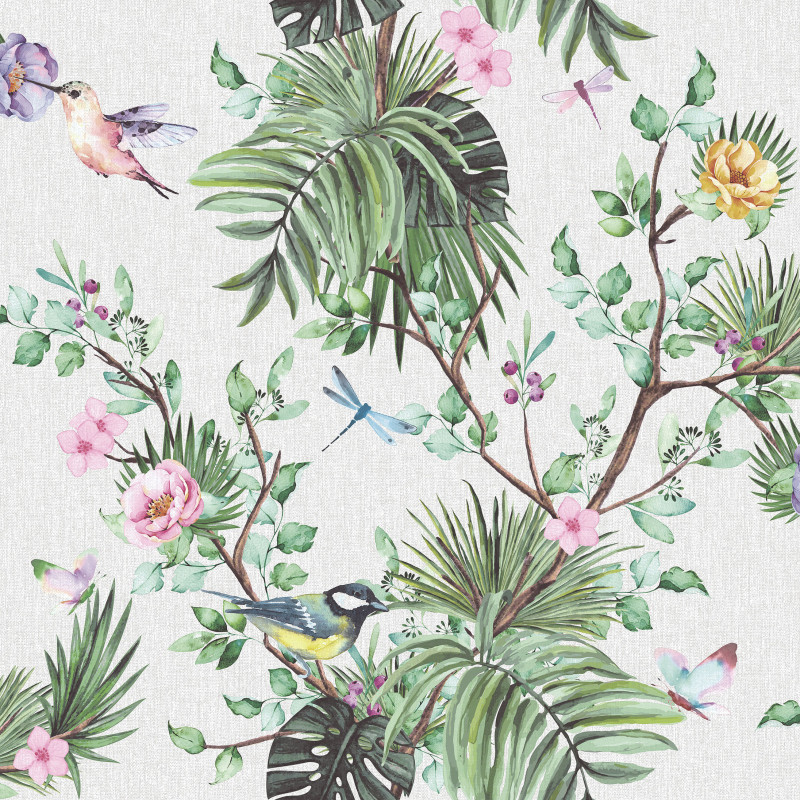 PAPEL P. 3 METROS AUTOADHESIVO. JUNGLE VERDE
