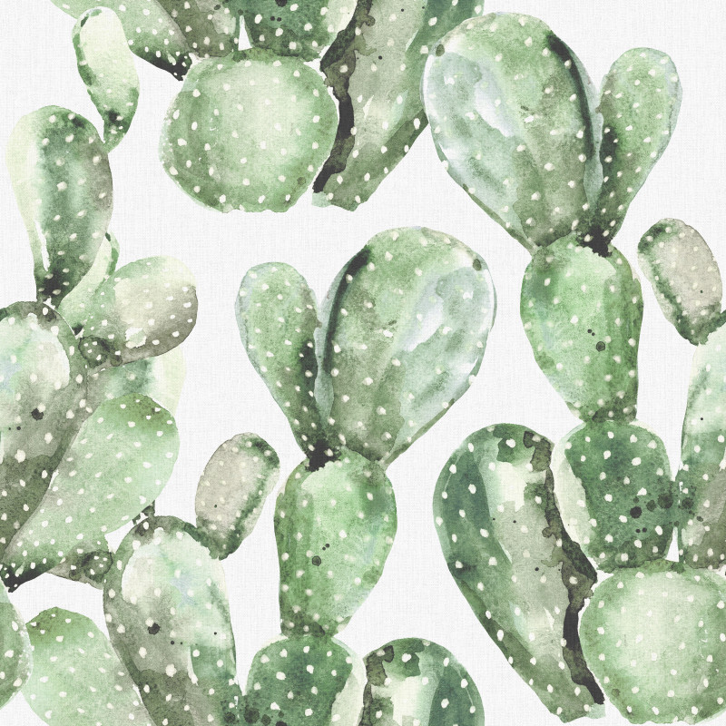 PAPEL P. 3 METROS AUTOADHESIVO. CACTUS VERDE