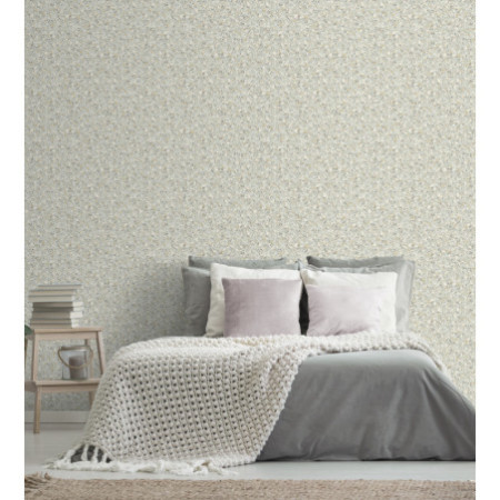 PAPEL P. 3 METROS AUTOADHESIVO. MINI GARDEN TURQUESA/BEIGE