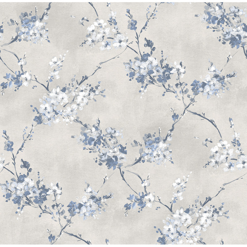 PAPEL P. 3 METROS AUTOADHESIVO. RAMAGE BEIGE /AZUL