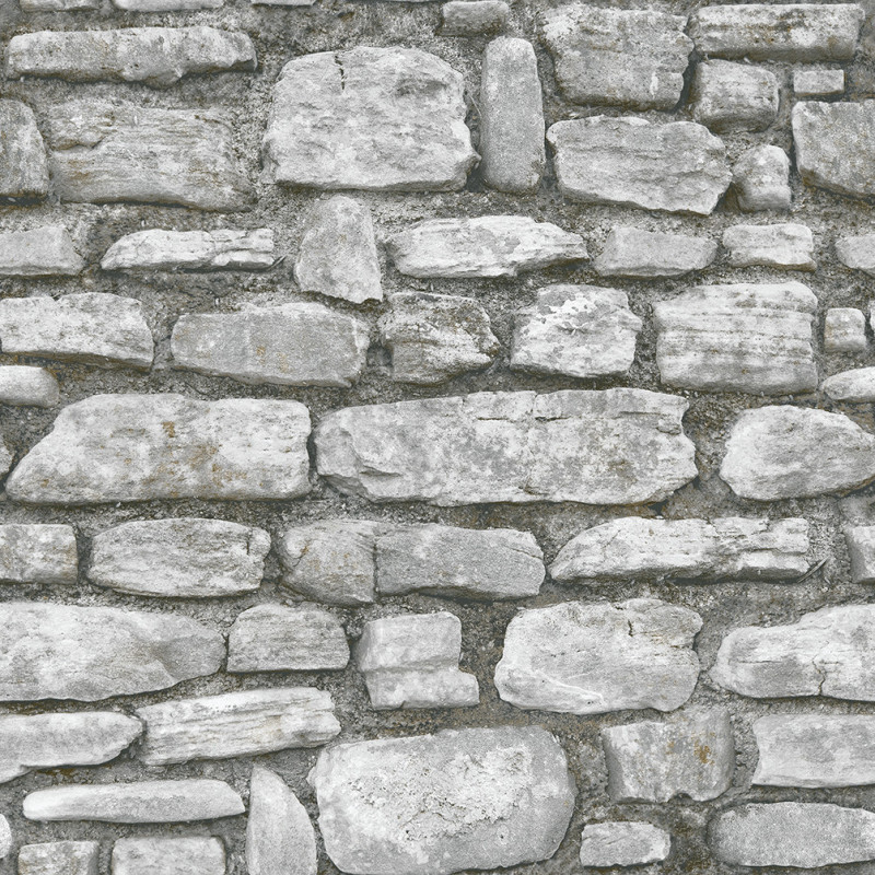 PAPEL P. 3 METROS AUTOADHESIVO. STONES GRIS PIEDRA
