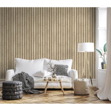 PAPEL PINTADO TEXTURA IMPRESA SLAT WALL MADERA MADERA