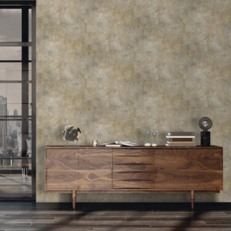 PAPEL PINTADO TEXTURA IMPRESA CONCRETE PLAIN BEIGE, ORO BEIGE, ORO