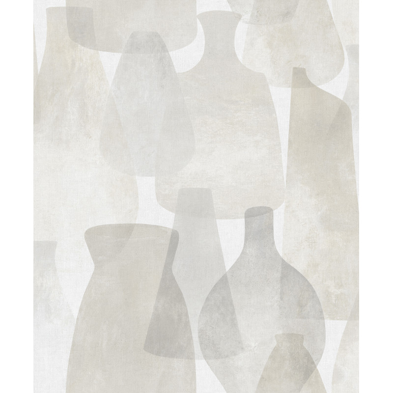 PAPEL PINTADO POTTERY BEIGE, GRIS BEIGE, GRIS