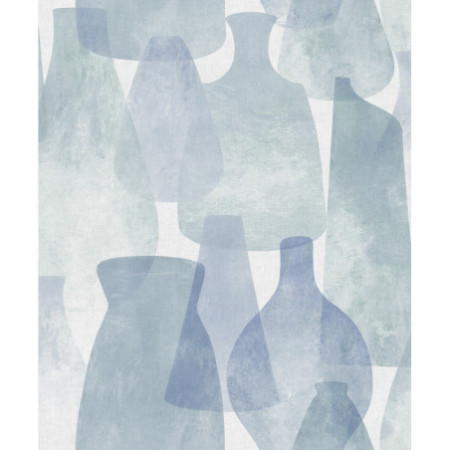 PAPEL PINTADO POTTERY AZUL AZUL