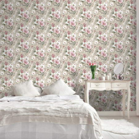 Japonice beige, beige, rojo, verde