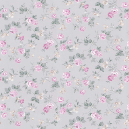 Romantic Rose gris, rosa, verde